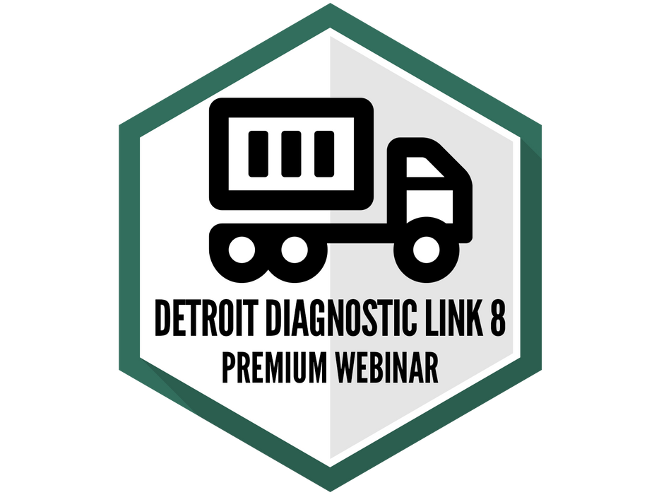 Detroit Diagnostic Link 8 - Premium Webinar