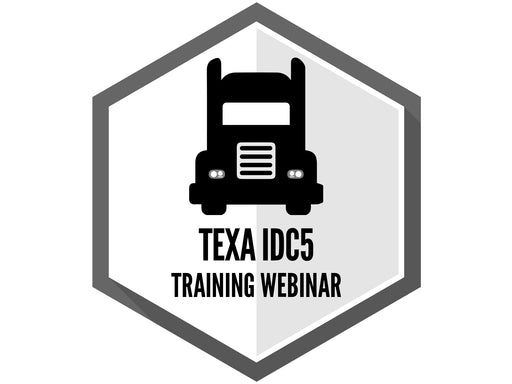 TEXA IDC5 - Training Webinar